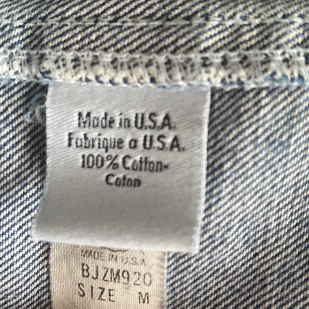 Calvin Klein Denim Vest Rare - Picture 9 of 10